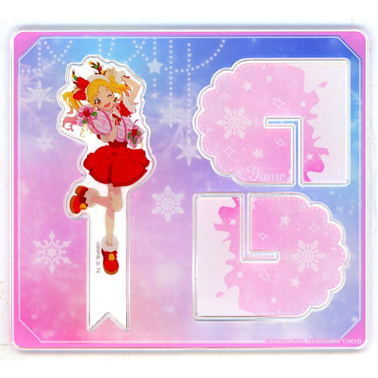 Yume Nijino Aikatsu Stars! Acoustic Live Resound Stars! Christmas of Stars Xmas Acrylic Stand [USED]