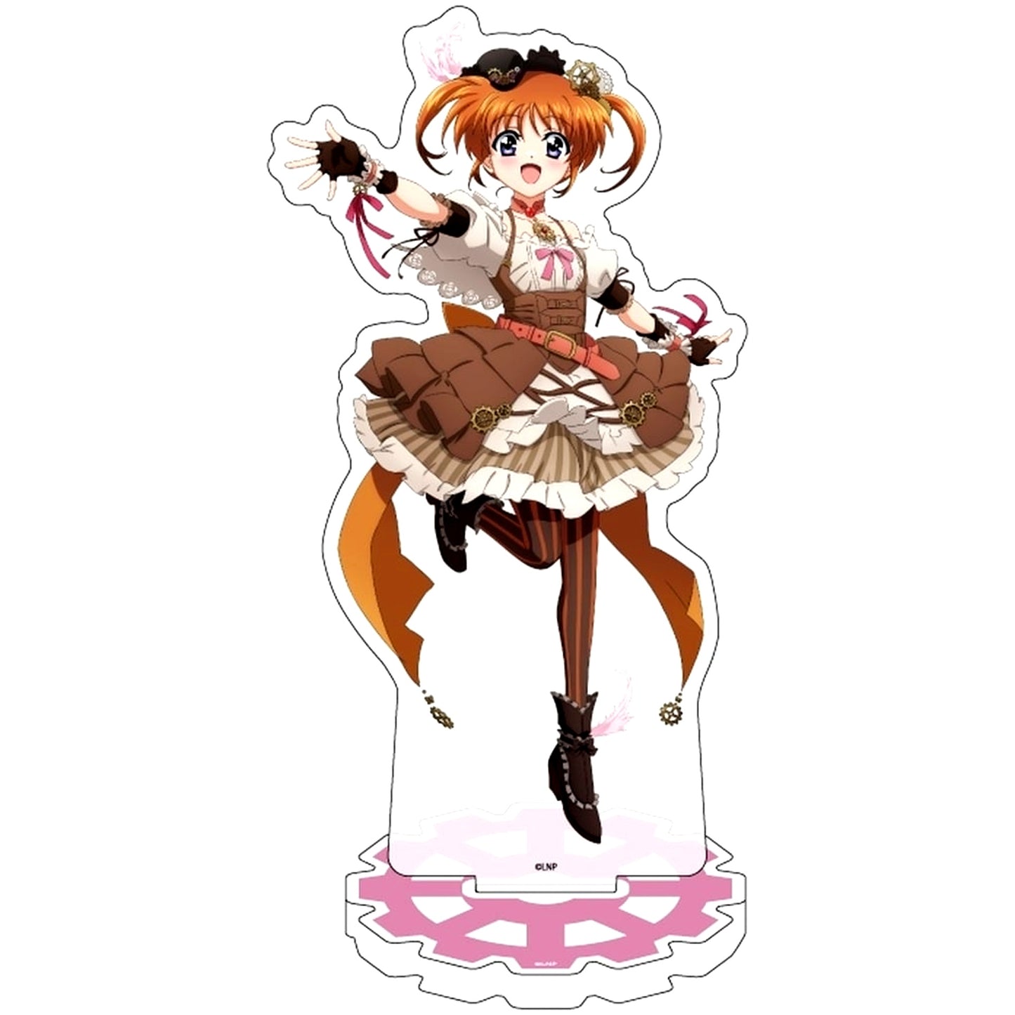Nanoha Takamachi 29. Steampunk Ver. Acrylic Stand Illustration Magical Girl Lyrical Nanoha Series [USED]