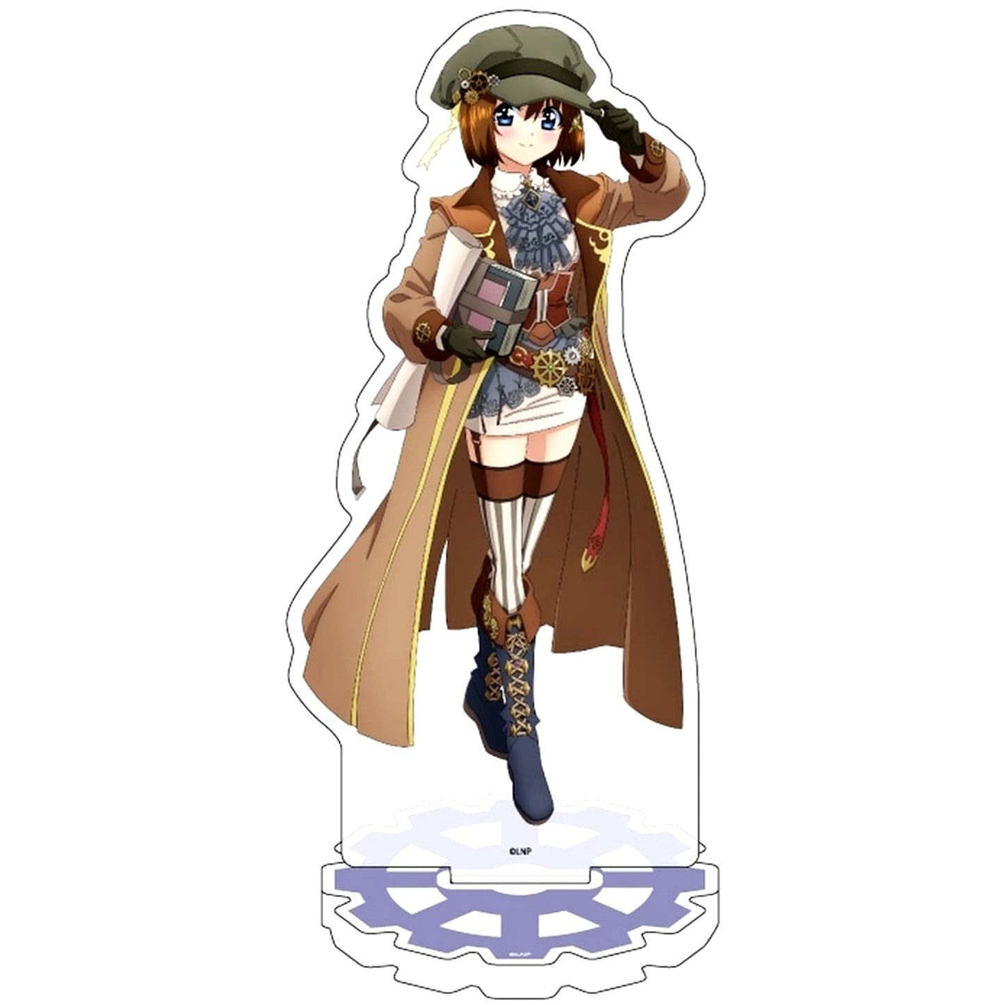 Hayate Yagami 31. Steampunk Ver. Acrylic Stand Illustration Magical Girl Lyrical Nanoha Series [USED]