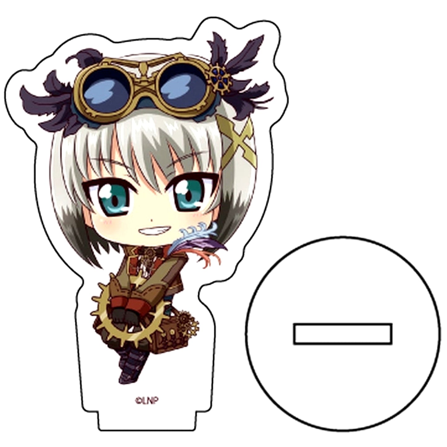 Lord Dearche Acrylic Petit Stand 16. Steampunk Ver. Mini Character Illustration Magical Girl Lyrical Nanoha Series [USED]