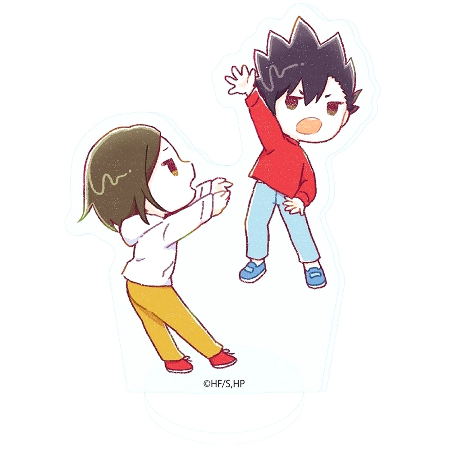 Tetsuro Kuroo & Kenma Kozume Haikyu!! GraffArt Acrylic Petit Stand [USED]