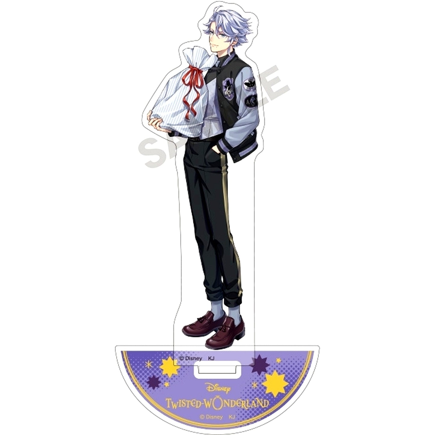 Azul Ashengrotto Union Birthday Foil Stamped Acrylic Stand Disney Twisted-Wonderland [USED]