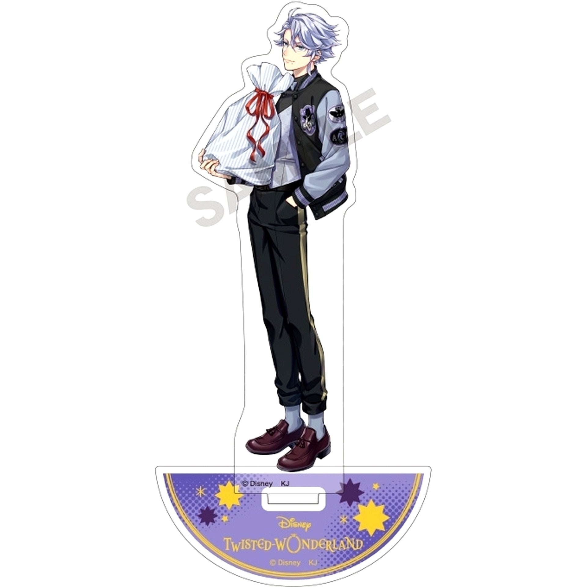 Azul Ashengrotto Union Birthday Foil Stamped Acrylic Stand Disney Twisted-Wonderland [USED]