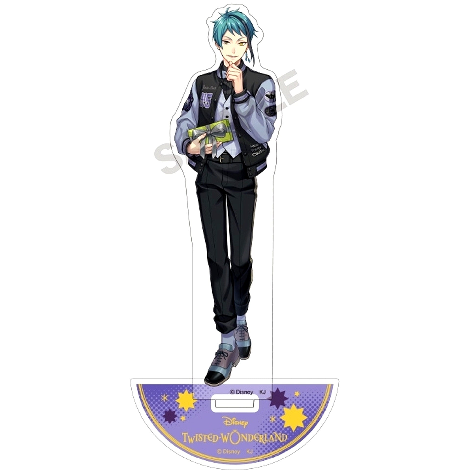 Jade Leech Union Birthday Foil Stamped Acrylic Stand Disney Twisted-Wonderland [USED]