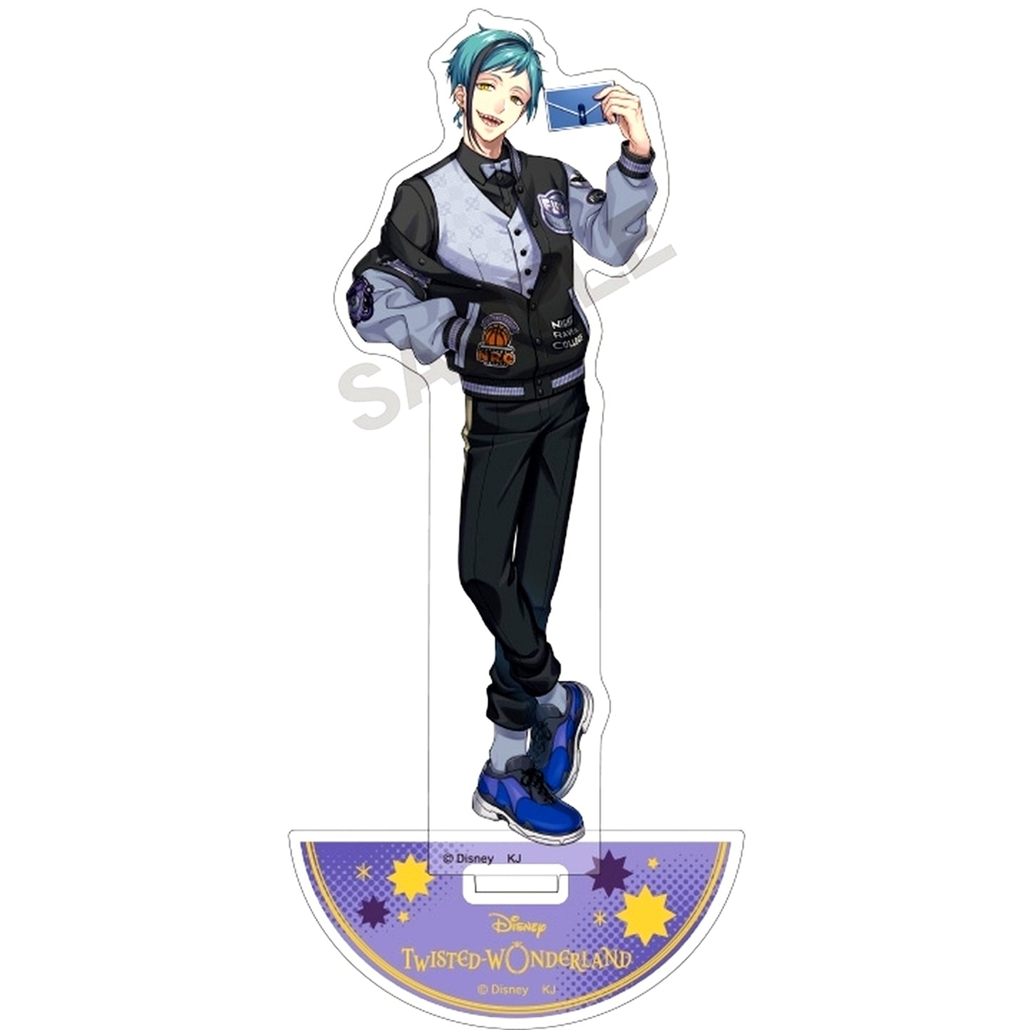 Floyd Leech Union Birthday Foil Stamped Acrylic Stand Disney Twisted-Wonderland [USED]