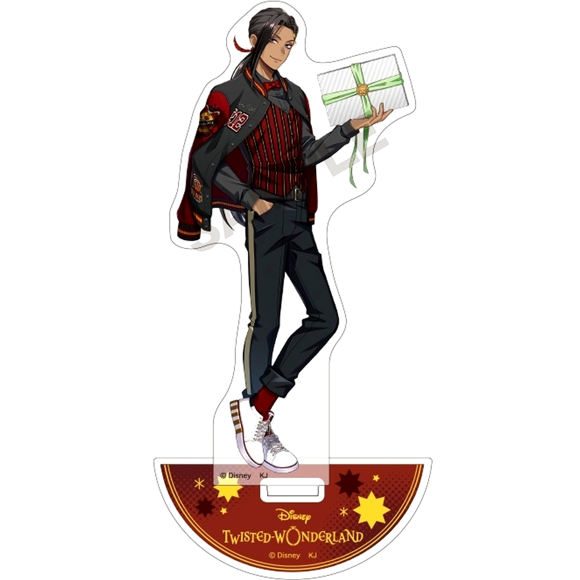 Jamil Viper Union Birthday Foil Stamped Acrylic Stand Disney Twisted-Wonderland [USED]