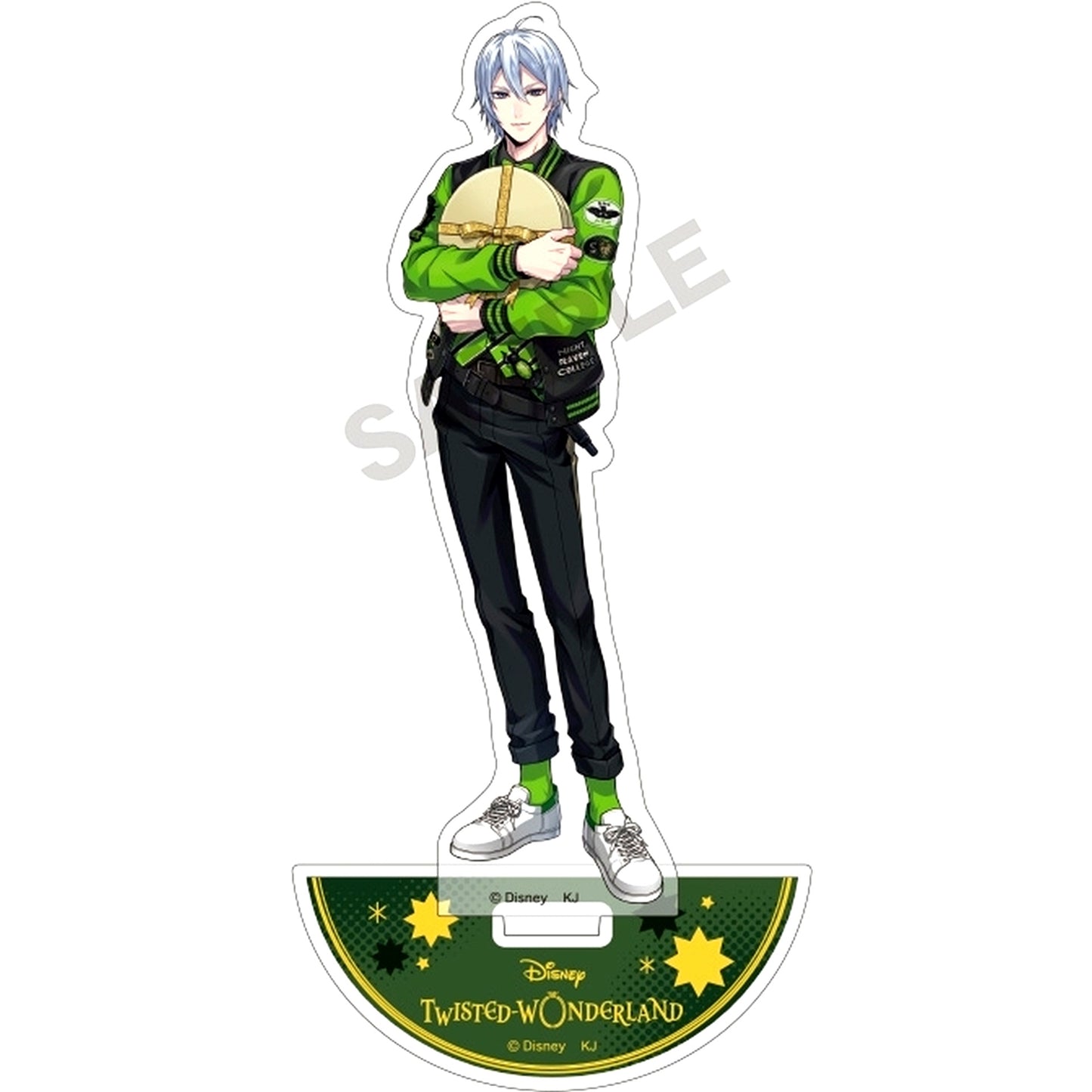 Silver Union Birthday Foil Stamped Acrylic Stand Disney Twisted-Wonderland [USED]