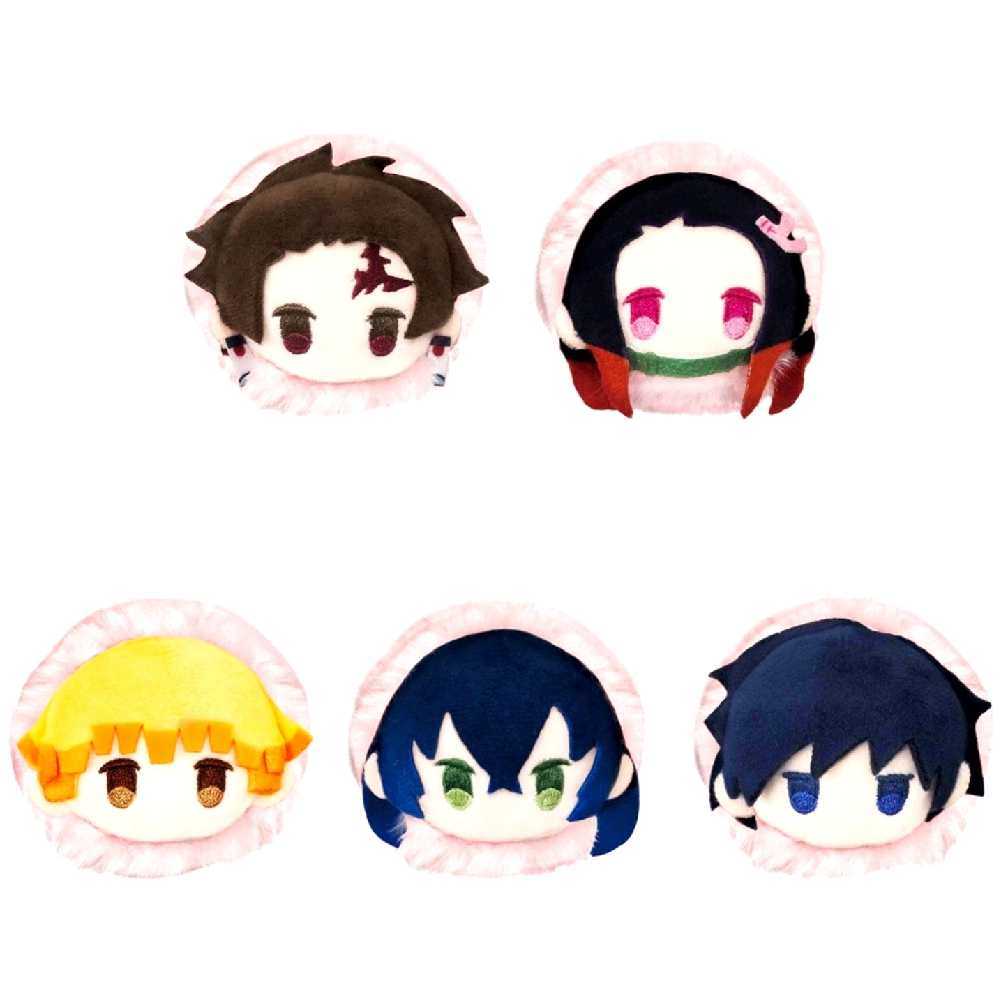 Set of 5 Demon Slayer Kimetsu no Yaiba Sakura Mochi Mascot Vol.1 [USED]