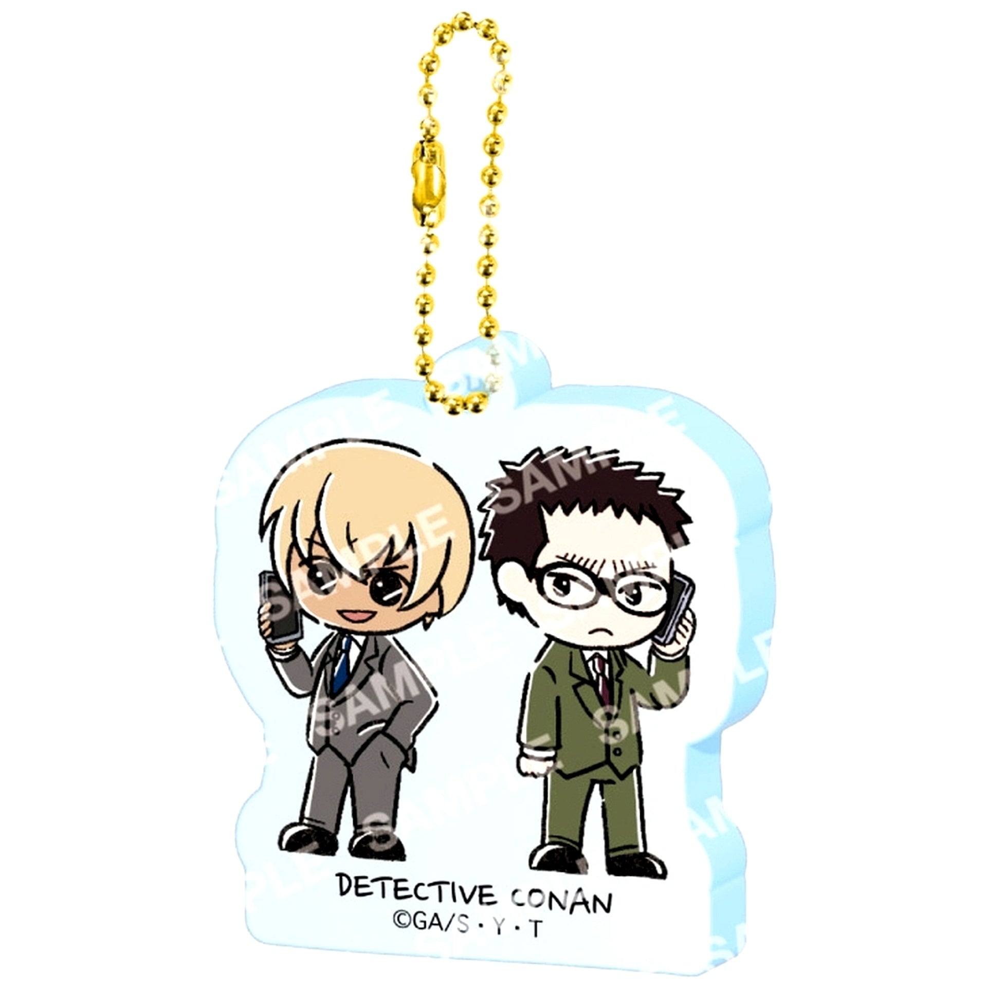 Furuya & Kazami Detective Conan Acrylic Keychain Collection Yurusta mini Vol.3 [USED]