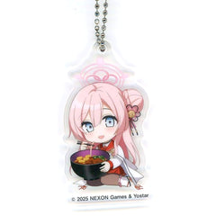 Blue Archive Mimori Mizuha Akai Kitsune and Midori no Tanuki Campaign Trading Acrylic Keychains FamilyMart Exclusive Keychains [USED]