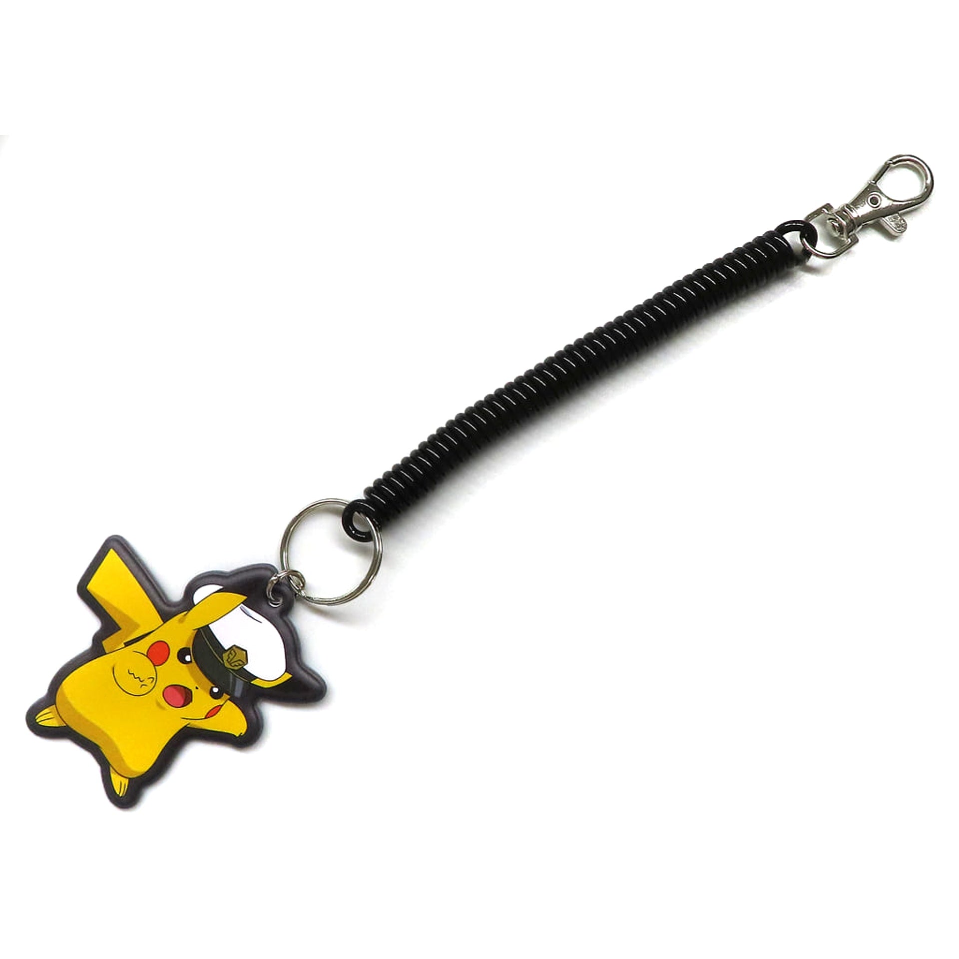 Pokemon Captain Pikachu Ichiban Kuji Curl Cord Keychain Adventure Companion Collection Prize E Keychains [USED]