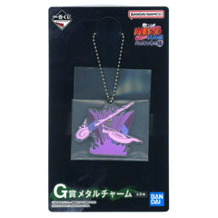 Naruto: Shippuden Sasuke Uchiha Susanoo Ichiban Kuji Crimson Eyes that Reflect the Heart Metal Charm Prize G [USED]