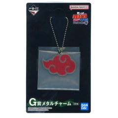 Naruto: Shippuden Itachi Uchiha Akatsuki Ichiban Kuji Crimson Eyes that Reflect the Heart Metal Charm Prize G [USED]