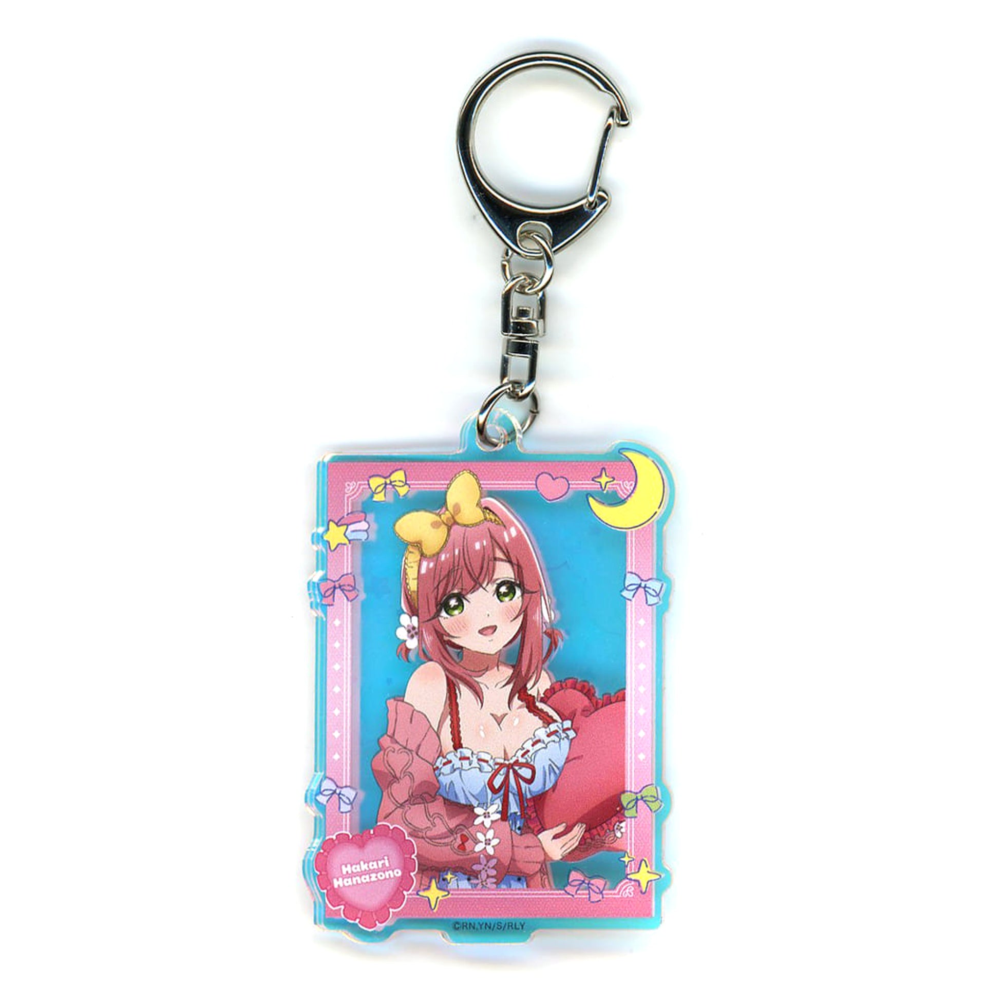 The 100 Girlfriends Who Really, Really, Really, Really, Really Love You Hakari Hanazono Webkuji Aurora Acrylic Keychain Sweet Dream Party Vol.2 Prize D Keychains [USED]