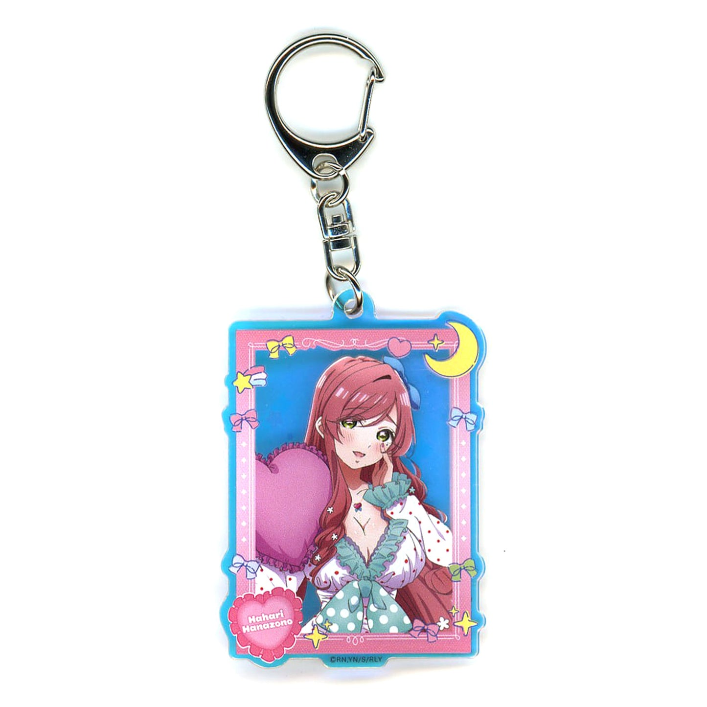 The 100 Girlfriends Who Really, Really, Really, Really, Really Love You Hahari Hanazono Webkuji Aurora Acrylic Keychain Sweet Dream Party Vol.2 Prize D Keychains [USED]
