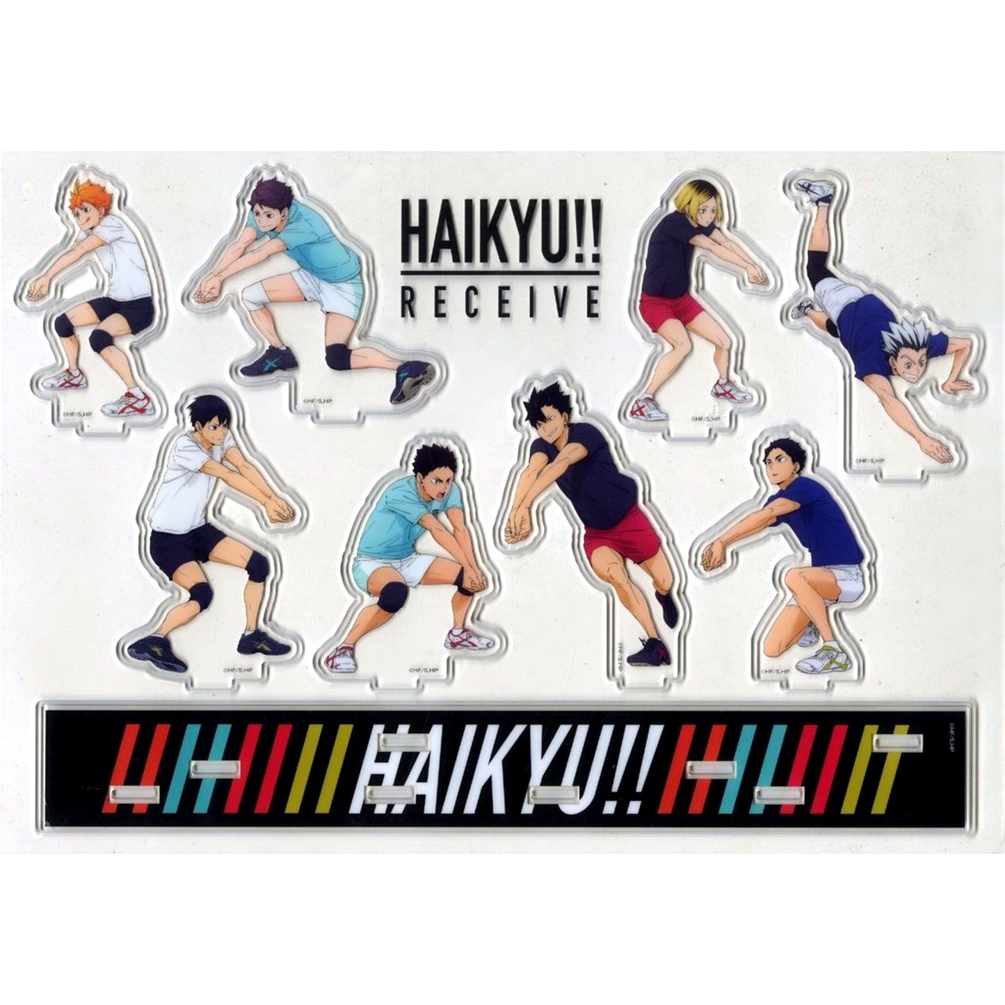 Group Clear Stand Set Kuji Luck Haikyu!! Receive LAST Prize [USED]