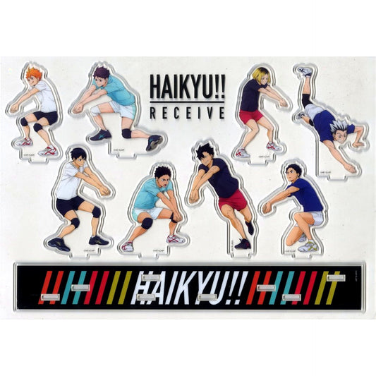 Group Clear Stand Set Kuji Luck Haikyu!! Receive LAST Prize [USED]