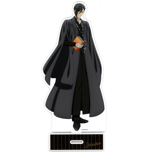 Sebastian Michaelis B Prize BIG Acrylic Stand Charafuku Kuji Black Butler: Public School Arc [USED]