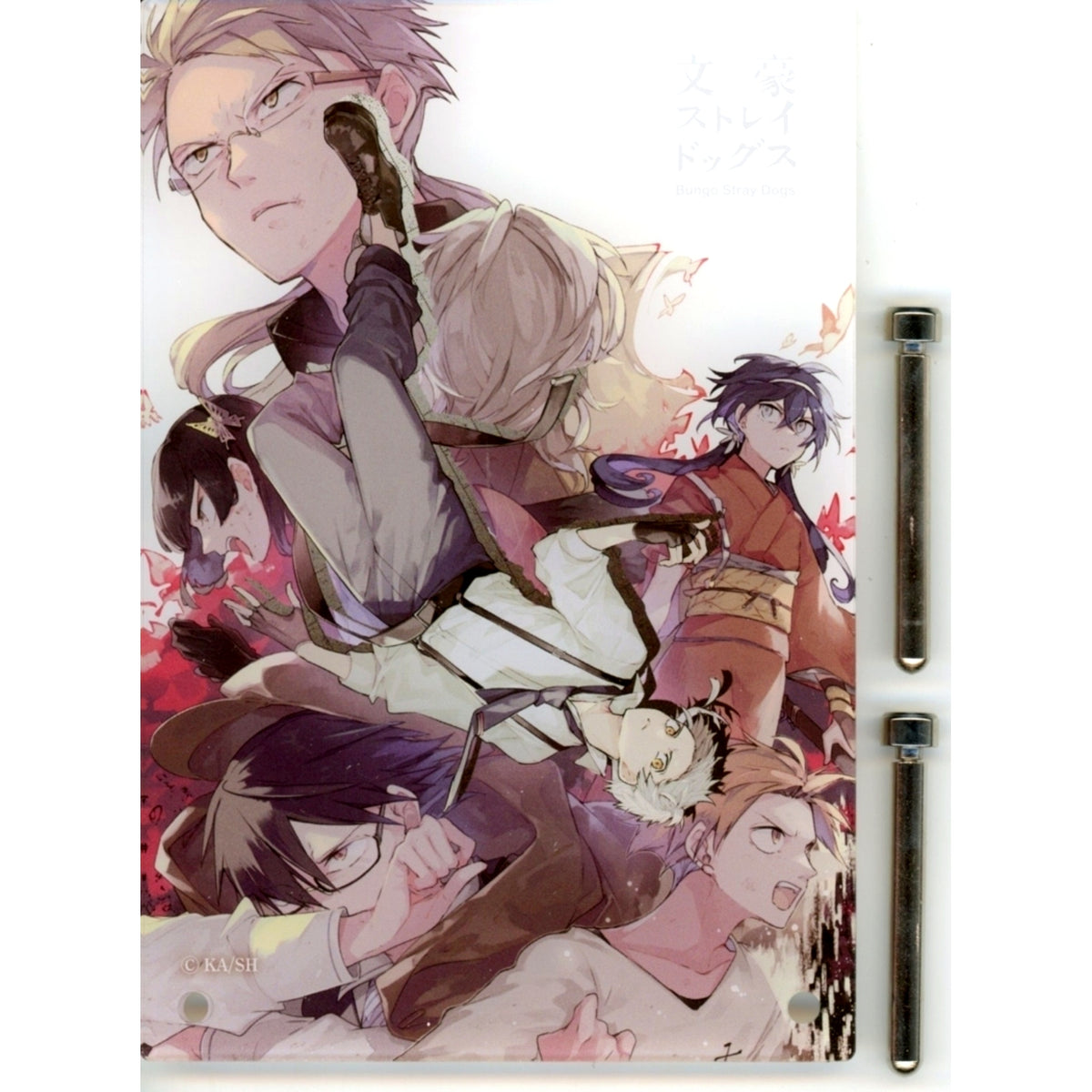 Group Sango Harukawa Illustration Acrylic Plate Bundle Bonus for Comics Bungo Stray Dogs Vol.24 Da Vinci Store Limited Edition [USED]