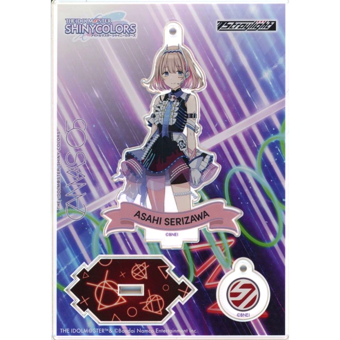 Asahi Serizawa Ver. Acrylic Stand Keychain The Idolm@ster Shiny Colors CANVAS 05 [USED]