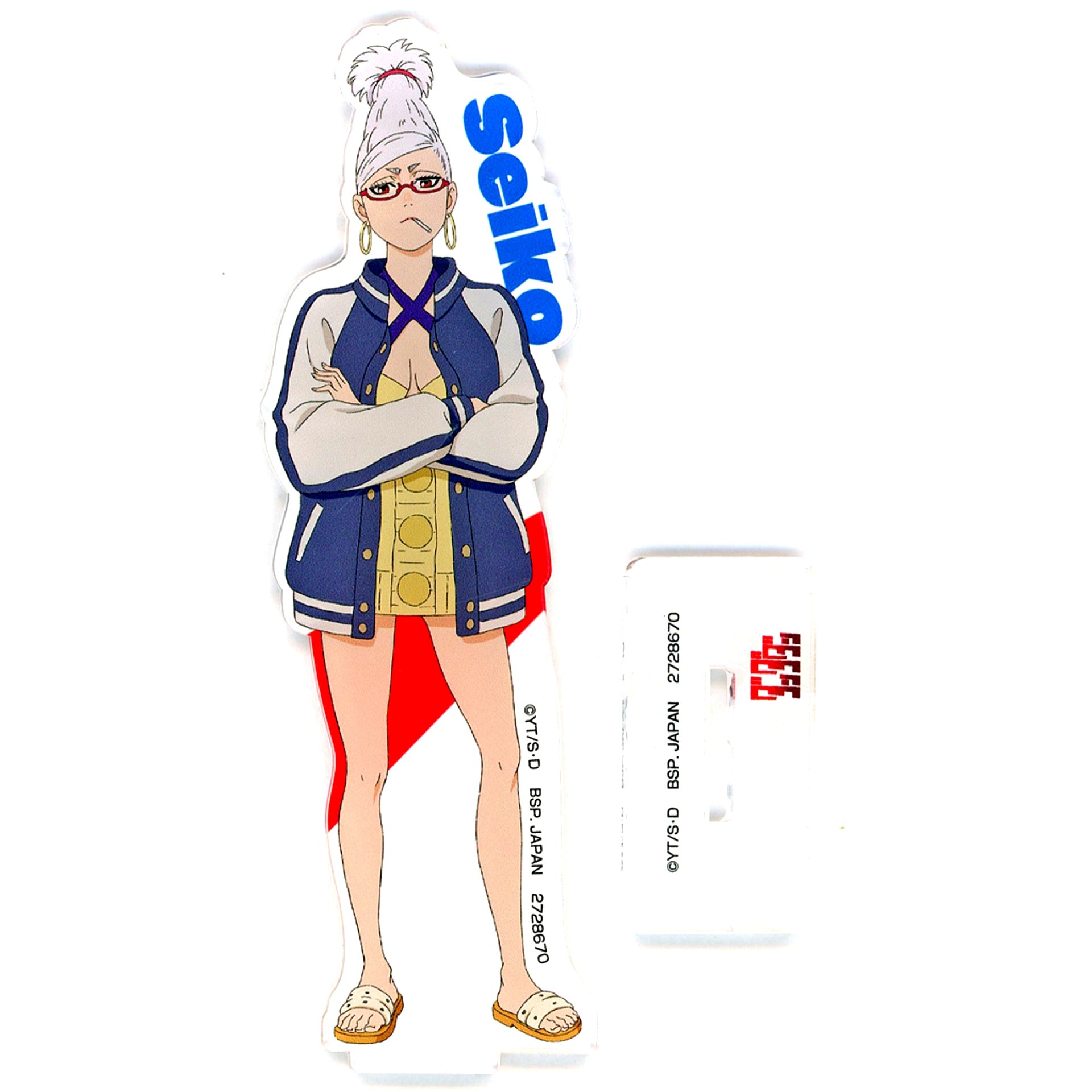 Seiko Ayase Dandadan Acrylic Plate with Stand Namco GiGO Capcom Leisure Land Round One Limited [USED]