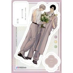 Hi Calorie Illustration Acrylic Stand Figure Comics Tell Me the Temperature of Love Fromage Books Limited Edition Bundle Bonus [USED]