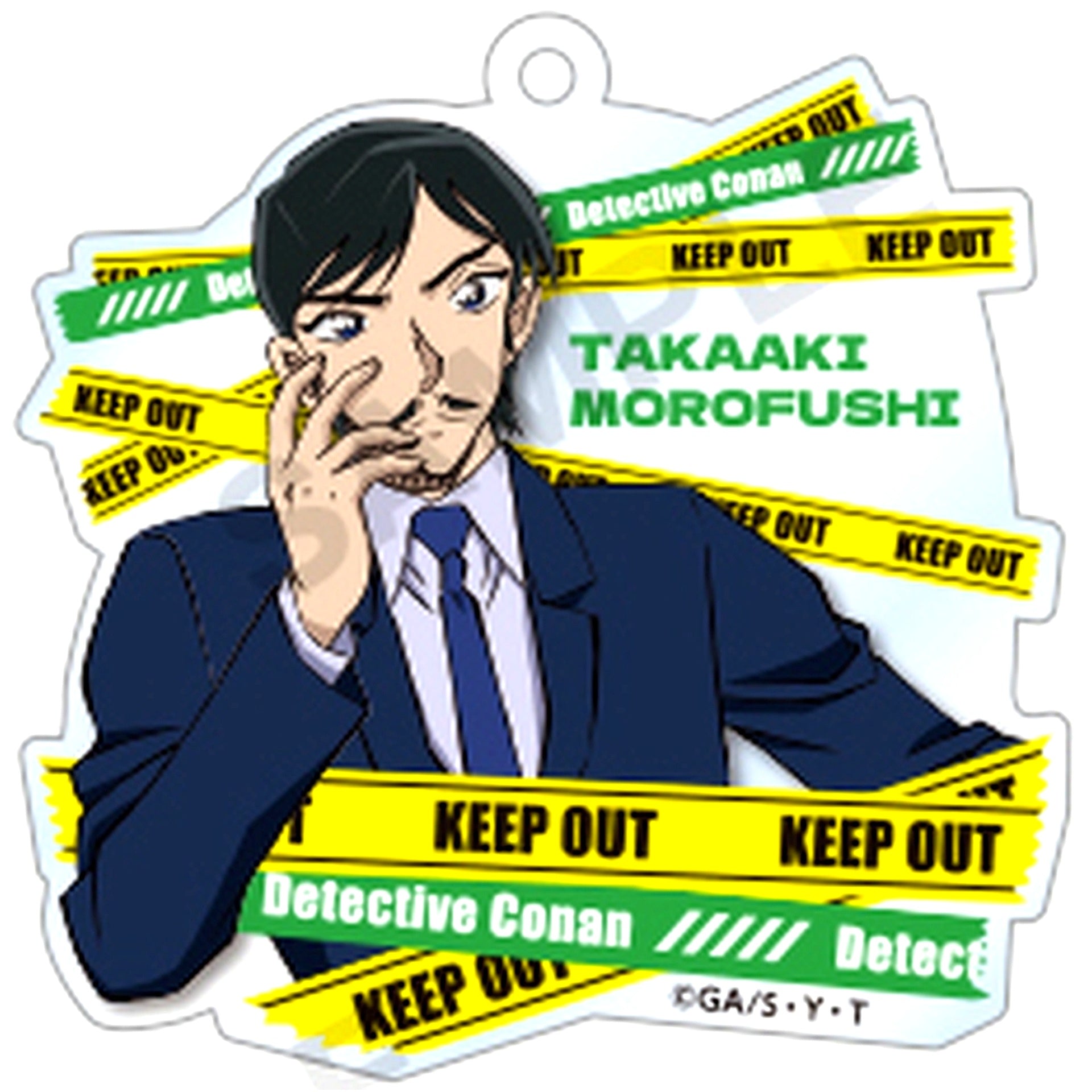 Takaaki Morofushi Detective Conan Trading Acrylic Keychain Long Chair ver. [USED]