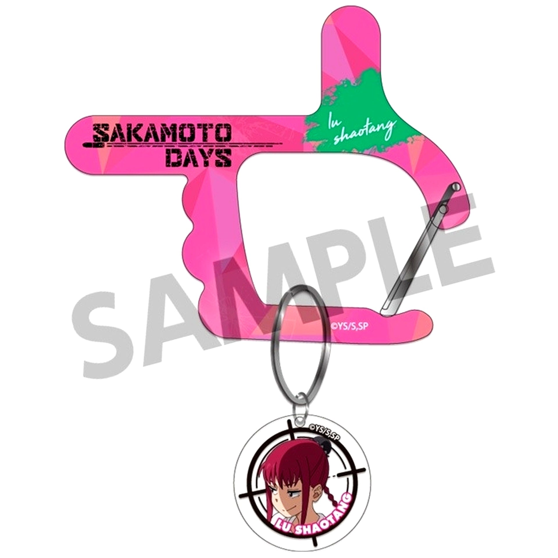Lu Xiaotang Sakamoto Days Acrylic Carabiner with Charm [USED]