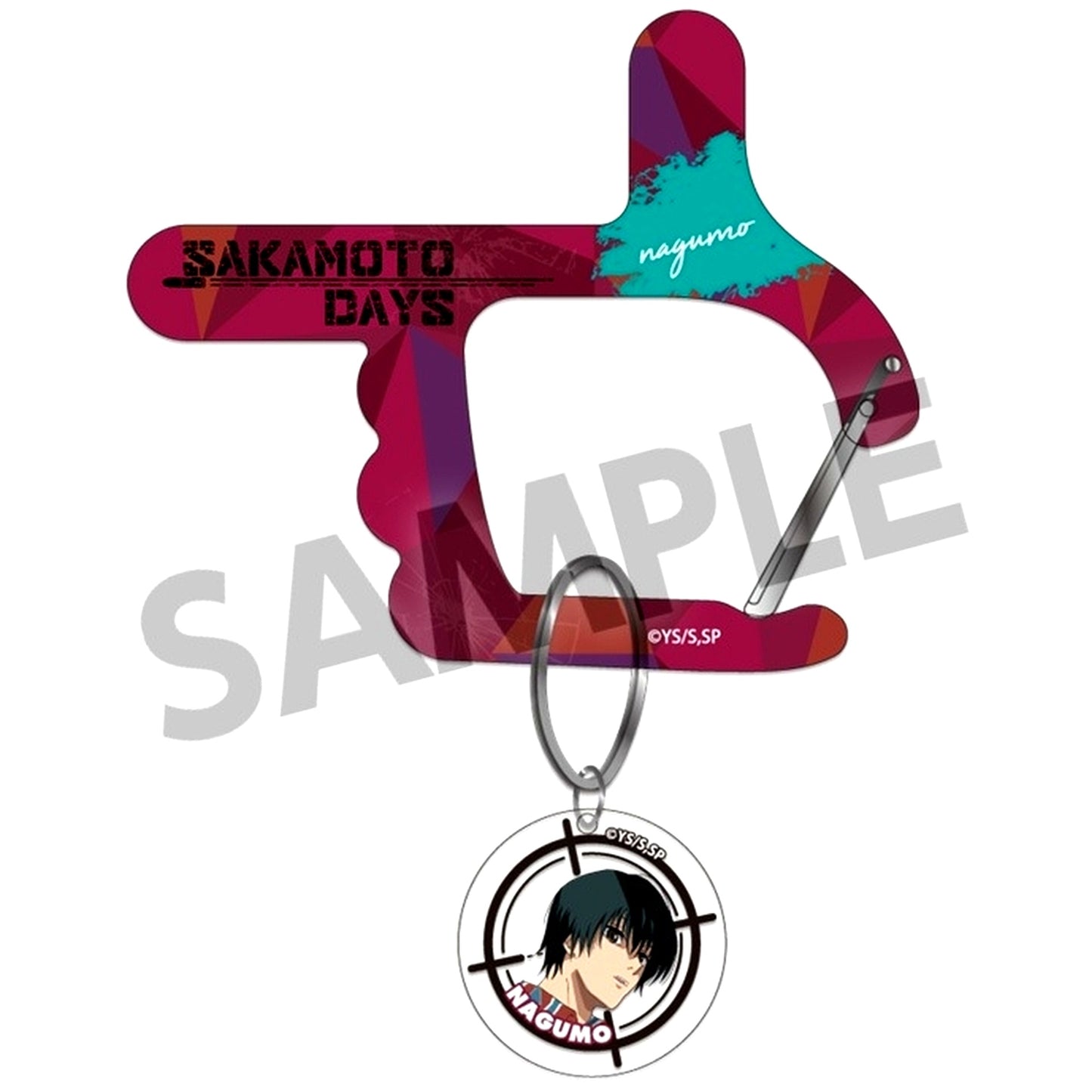 Nagumo Sakamoto Days Acrylic Carabiner with Charm [USED]