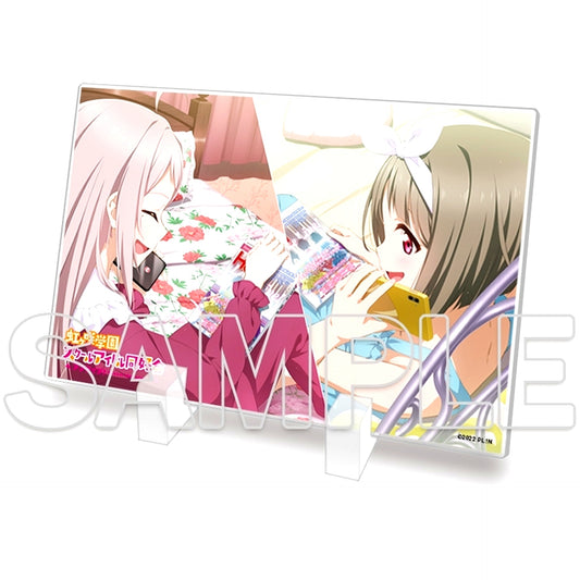 Kasumi & Lanzhu Mini Acrylic Plate Love Live! Nijigasaki High School Idol Club [USED]