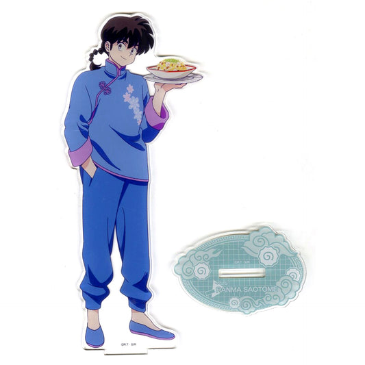 Ranma Saotome Male Ranma 1/2 Collabo Cafe Nekohanten in TOKYO PARADE BIG Acrylic Stand [USED]
