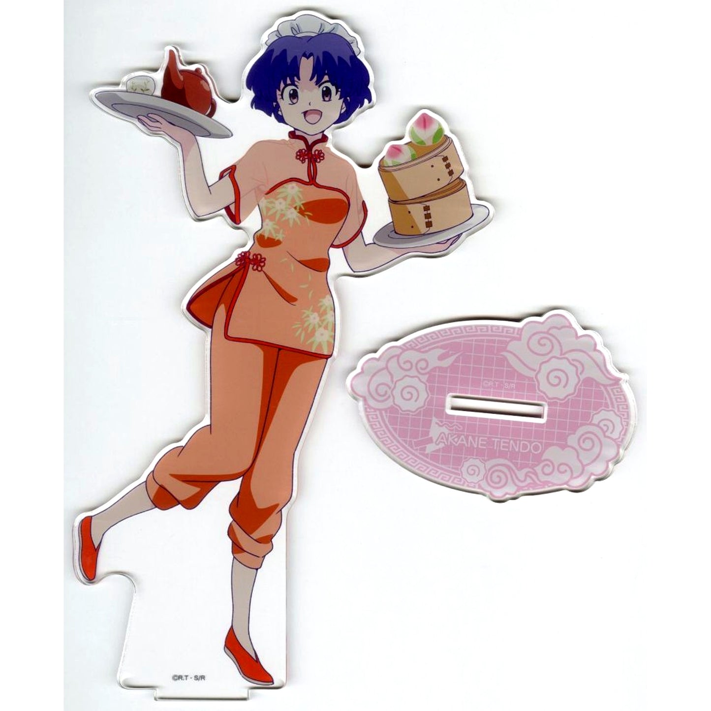 Akane Tendo Ranma 1/2 Collabo Cafe Nekohanten in TOKYO PARADE BIG Acrylic Stand [USED]
