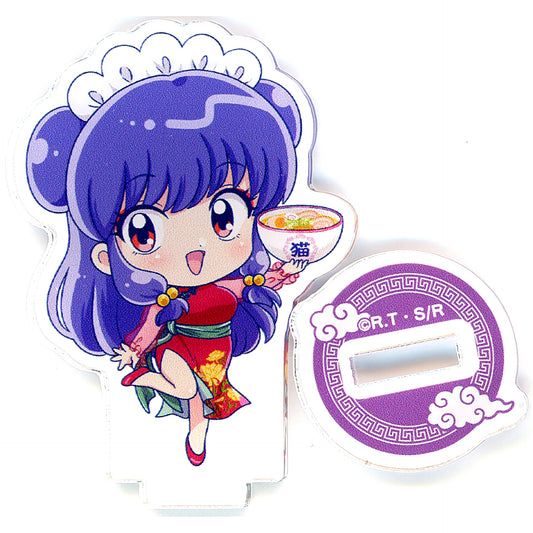 Shampoo Ranma 1/2 Collabo Cafe Nekohanten in TOKYO PARADE Trading Mini Character Acrylic Stand [USED]