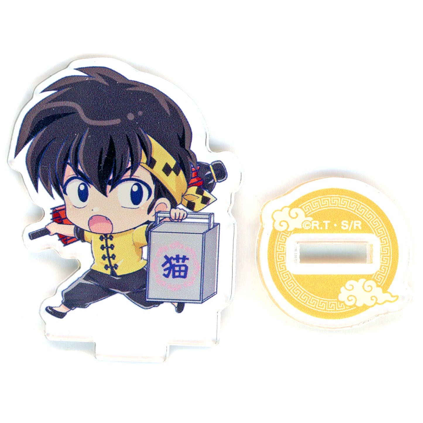 Ryoga Hibiki Ranma 1/2 Collaboration Cafe Nekohanten in Tokyo Parade Trading Mini Character Acrylic Stand [USED]