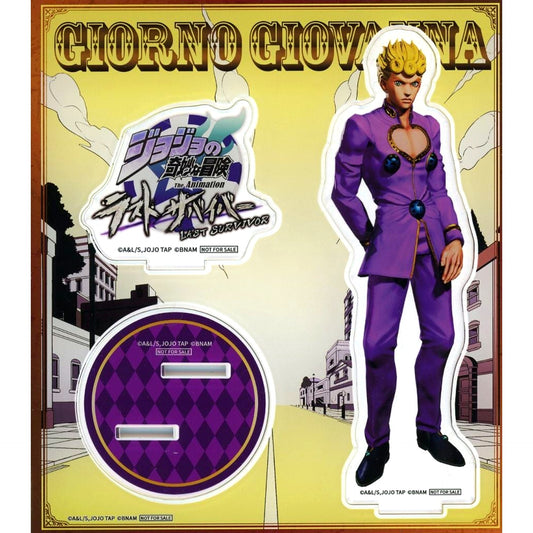 Giorno Giovanna Character Acrylic Stand JoJo's Bizarre Adventure Last Survivor Original Goods Get Campaign Vol. 5 Point Exchange Prize [USED]