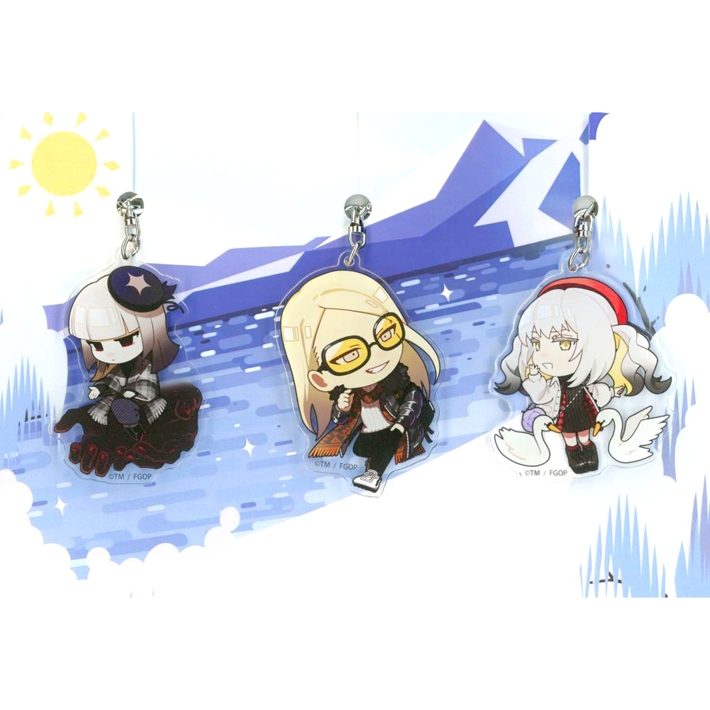 Fukushima Regional Illustration Fate/Grand Order Acrylic Charm Set FGO Chaldea Satellite Station 2024-2025 [USED]