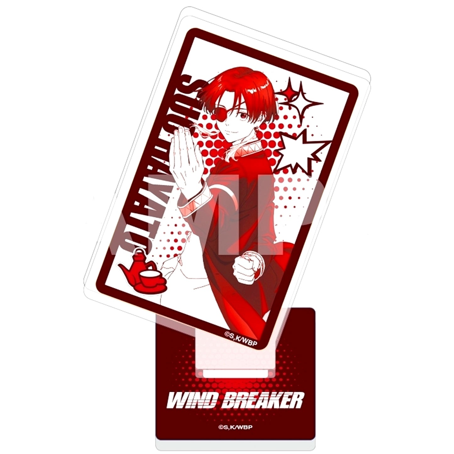 Hayato Suo Playing Card Shape Acrylic Collection WIND BREAKER [USED]