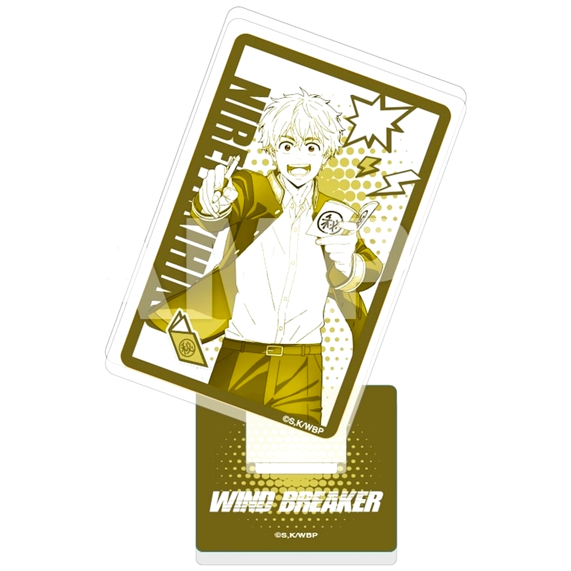 Akihiko Nirei Playing Card Shape Acrylic Collection WIND BREAKER [USED]