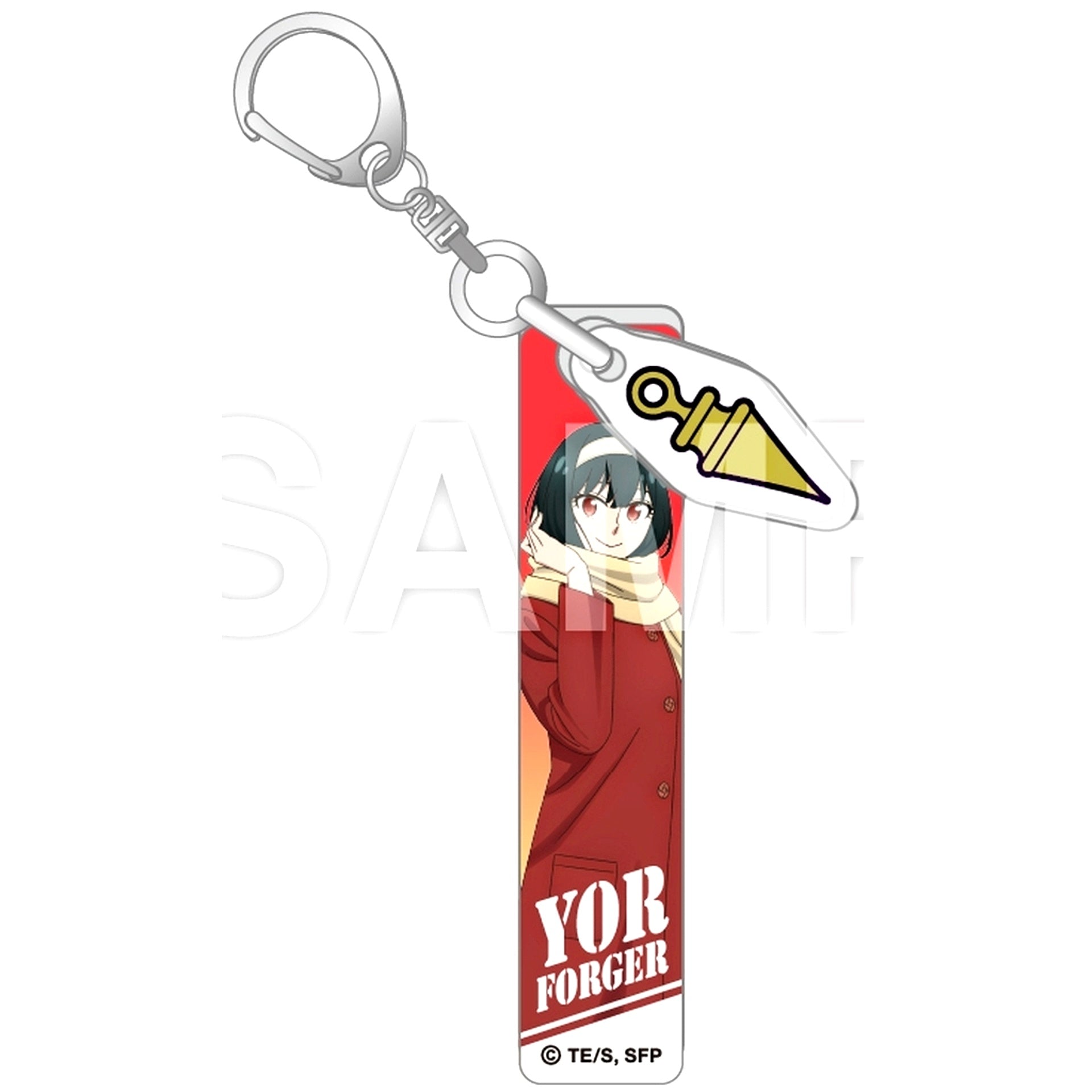 Yor Forger Casual Wear SPY x FAMILY Trading Hotel Keychain with Charm [USED]