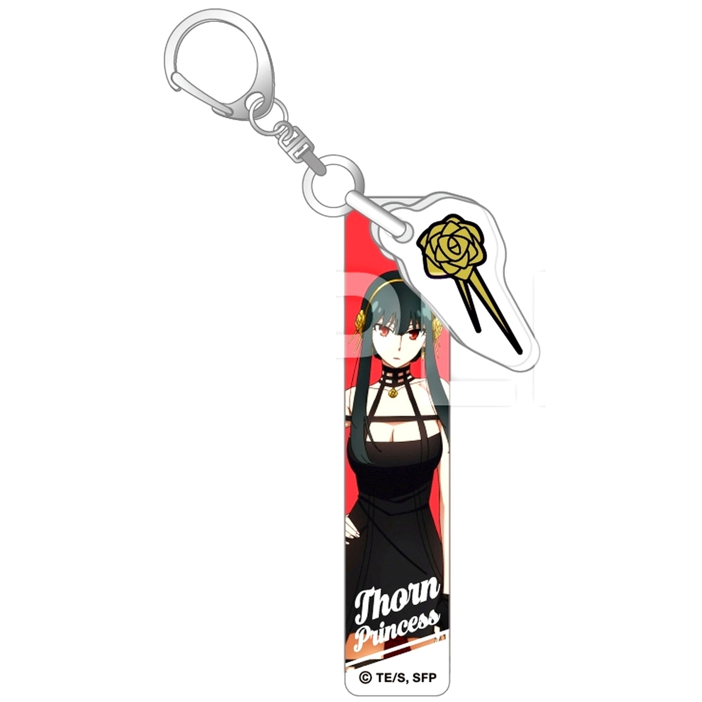 Yor Forger Thorn Princess SPY x FAMILY Trading Hotel Keychain with Charm [USED]