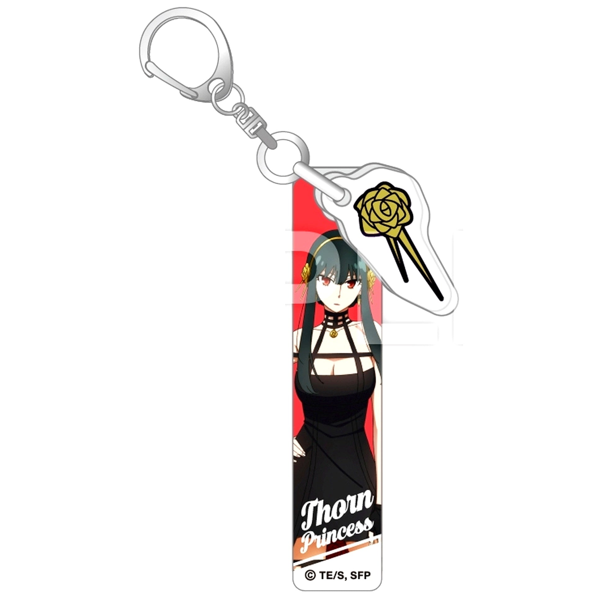 Yor Forger Thorn Princess SPY x FAMILY Trading Hotel Keychain with Charm [USED]