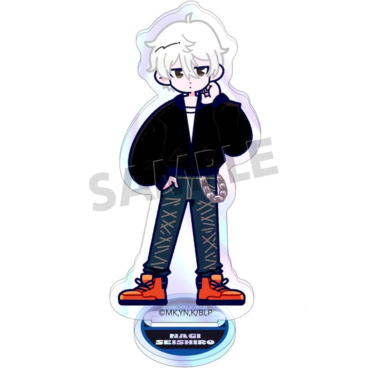 Seishiro Nagi 90s Street Fashion Collection Aurora Acrylic Stand Blue Lock [USED]
