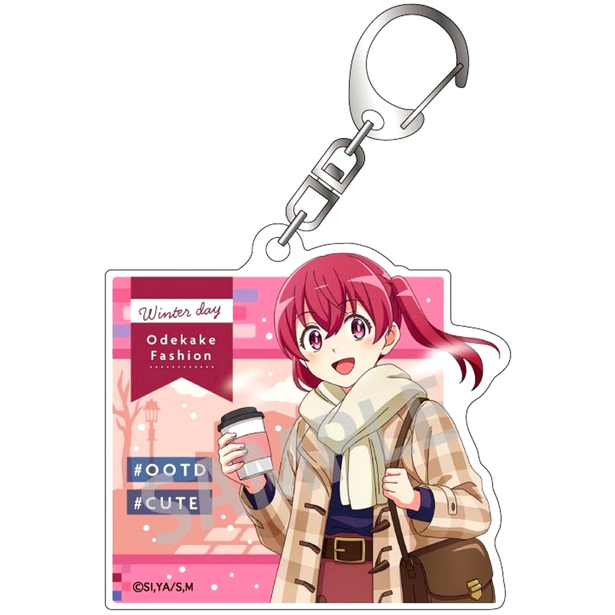 Kana Sakuragi A Trading Acrylic Keychain Winter Outing Magilumiere Co. Ltd. [USED]