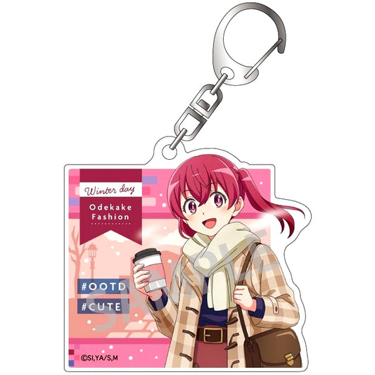 Kana Sakuragi A Trading Acrylic Keychain Winter Outing Magilumiere Co. Ltd. [USED]