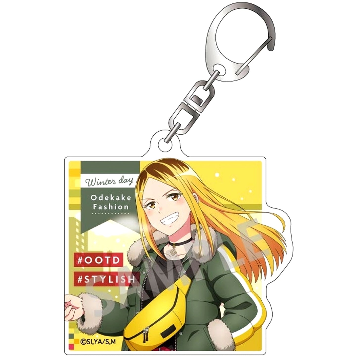 Hitomi Koshigaya A Trading Acrylic Keychain Winter Outing Magilumiere Co. Ltd. [USED]