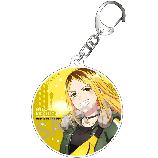 Hitomi Koshigaya B Magilumiere Magical Girls Inc. Trading Acrylic Keychain Winter Outing [USED]