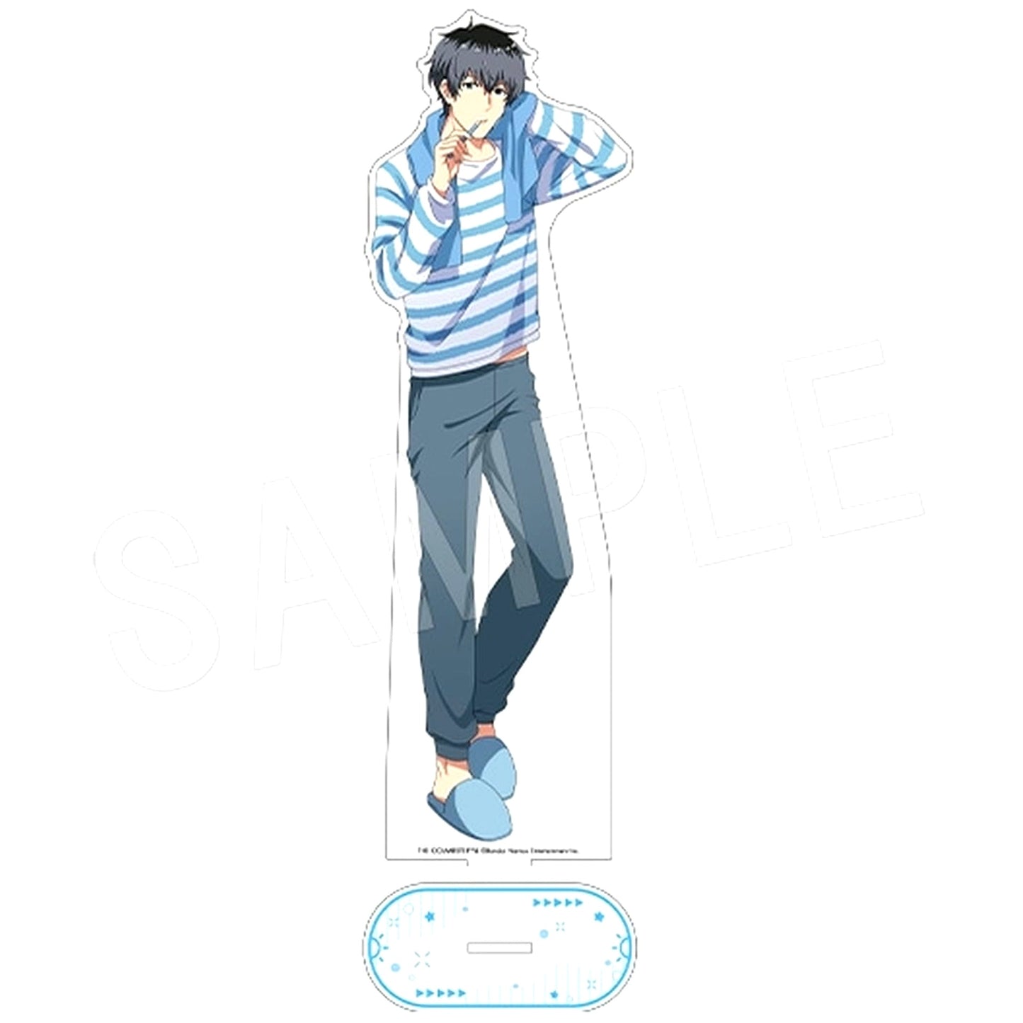 Kyoji Takajo THE IDOLM@STER SideM Big Acrylic Stand Morning Routine Ver. [USED]