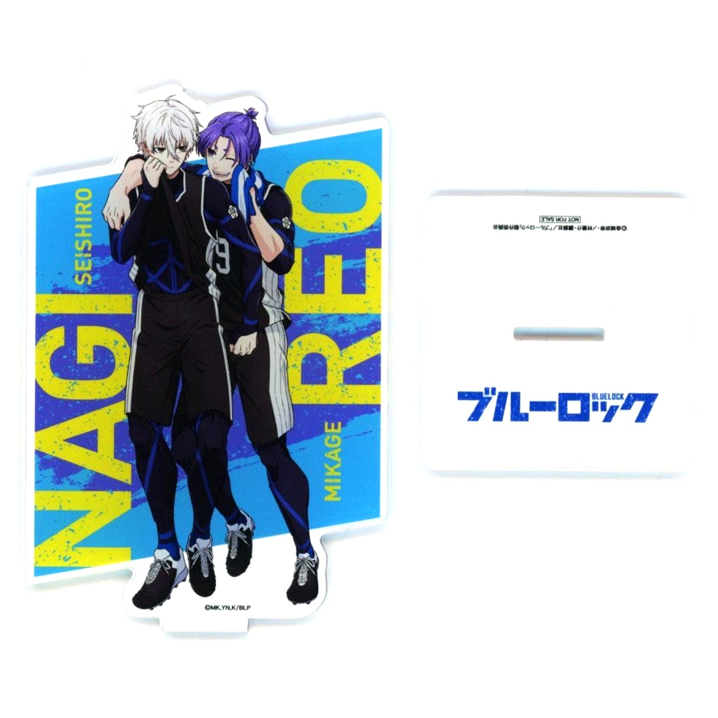 Seishiro Nagi and Reo Mikage Acrylic Stand DVD Blue Lock Rakuten Books All Volume Purchase Bonus [USED]