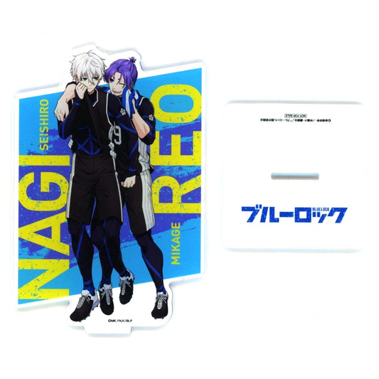 Seishiro Nagi and Reo Mikage Acrylic Stand DVD Blue Lock Rakuten Books All Volume Purchase Bonus [USED]