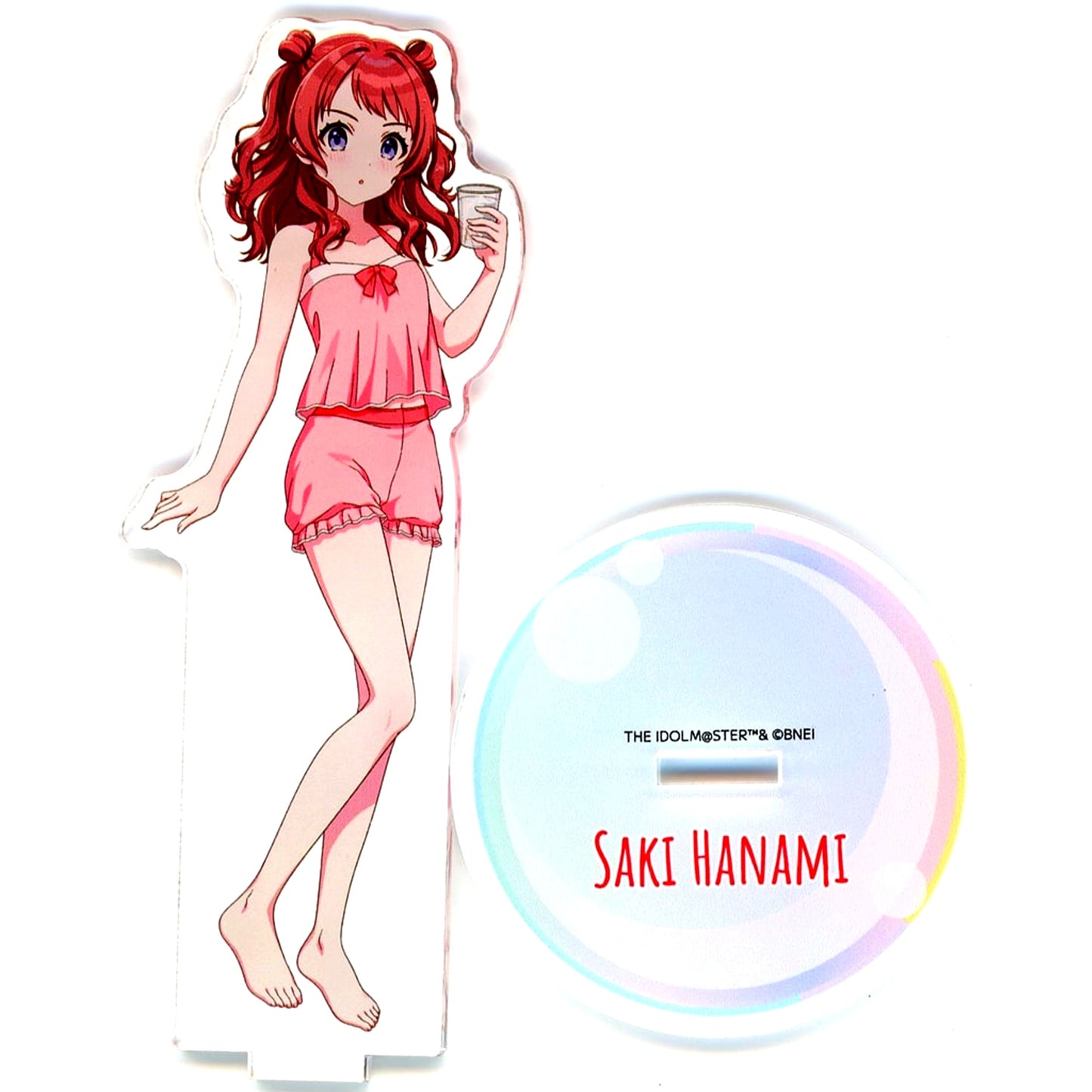 Saki Hanami Gakuen Idolmaster Acrylic Stand Gokurakuyu RAKU SPA Welcome to Gokurakuyu Winter Hot Spring Park [USED]